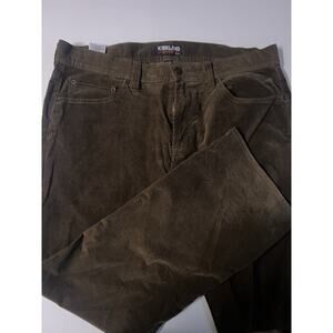 Kirkland Signature Mens Velvet Brown Pants, Size 38x30